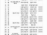 26. 01전례표