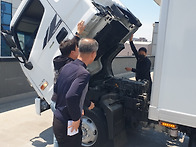 3.5톤 중고 냉동탑..