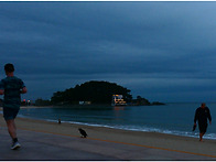 흐린날 아침 송정일기.