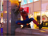 오사카 도론보리 다리위에..