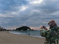 오늘아침 송정일기.