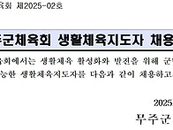 무주군체육회 생활체육지도..