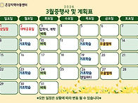 2026년 3월 일정