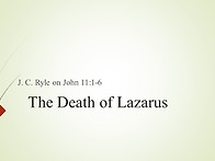 The Death of Lazar..