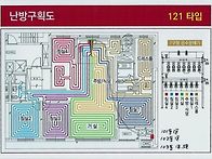 난방 구획도