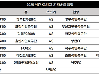 2025 시즌 K3, K4리그 ..