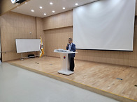 홍성군 노인대학에서 특강..