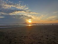 다대포 모임 석양