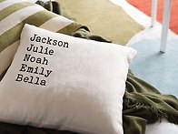 Family name cushio..