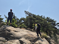 수요산행 기자능선..