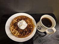 컴포즈 와플 먹어..