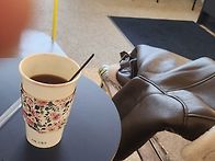 나홀로 무인카페(비가와서..