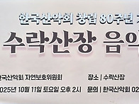 수락산 산사음악회..