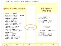 하늘반 8월 놀이계획안