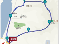 문수산(김포) 산행지도
