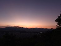 도솔산 야간산행 ..