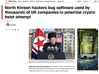 북한 해커 공격에..