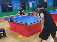 조목사님과 함께 운동중 ..