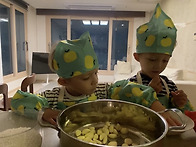 죠지랑 오스카 삼계탕 만들..