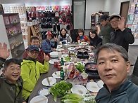 우중 단합대회. 11월 15..