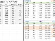 변경된 배차방식 확인