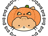 할로윈 호박 모자..