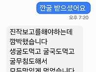 통영 홍가리비...깐굴....