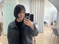 어제 단발머리로 컷트 했어..