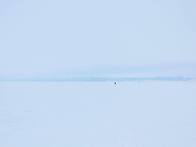 홉스굴 호수 마을의 겨울 ..