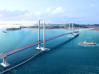 제3 연륙교 개통 ..