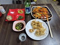 통영실비 졸복튀김과 병어..