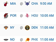 3/7 토요일 경기 일정 및..