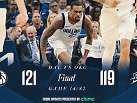 11/18 DAL @ OKC 박스..