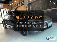 테슬라 모델3 하이랜드! 간단한 스피커튜닝..