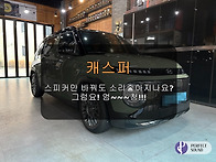 캐스퍼!! 스피커만 바꿔도 소리 좋아질까요..