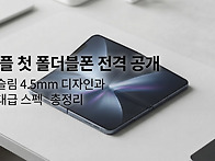 드디어 나온 애플 폴더블폰..