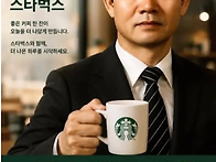 스타벅스 차기 모델 결정됐..