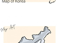 외국에서 보는 한국 모양