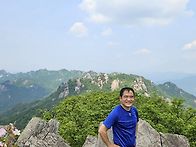 속리산 산행 중