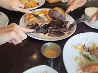 오랜만에 외식 좋네요