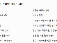 커피가 신장에 미치는 영향