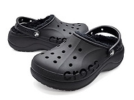 CROCS 기모 바야 슬리퍼 ..