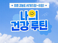 고농도 오존 대비 행동요령..