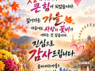 꽃비내리는마을님. 10월도..