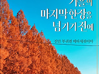 가을이 끝나기 전, 이 길..