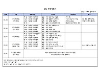 2025년 5월 전례계획서