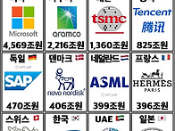 국가별 시총 1위