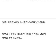 실수령 500의 삶..