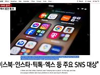 호주 16세미만 SNS 금지 ..