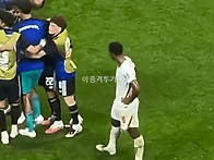 경기 종료 후 패악질 부리..
